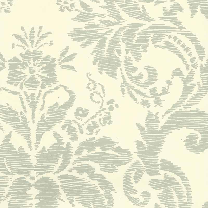 Quadrille Victoria French Green Wallpaper 40 Off Samples