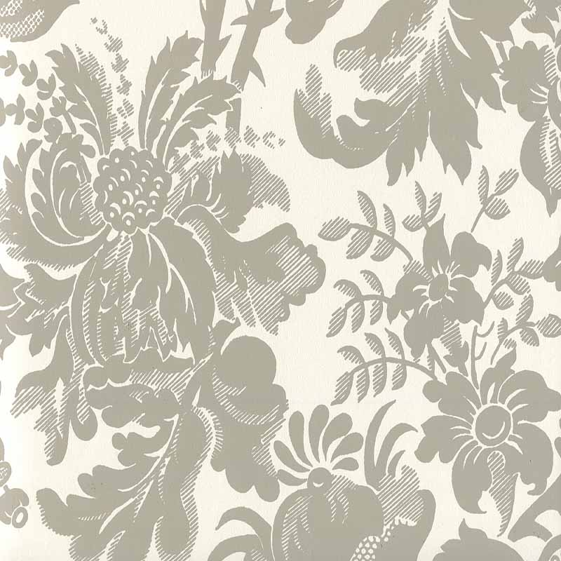 Quadrille Des Gardes Gray Wallpaper 40 Off Samples