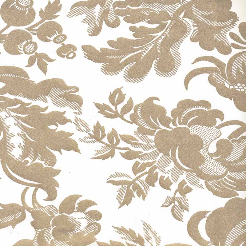 Quadrille Des Gardes Gold Metallic Wallpaper 40 Off Samples