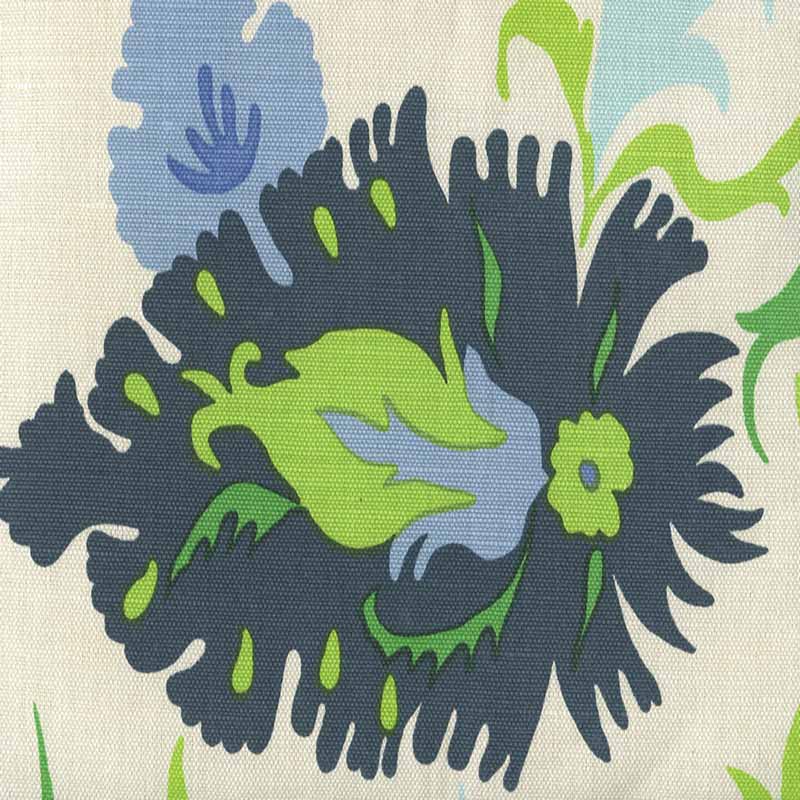 Quadrille Uzbek Multi Blues Green Royal Wallpaper 40 Off Samples