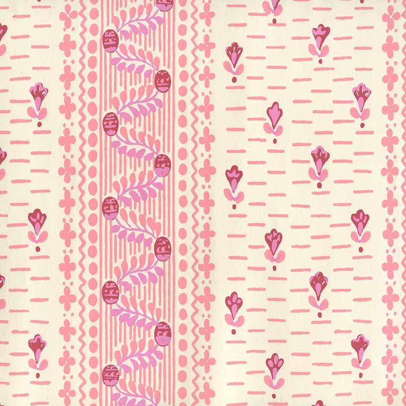Quadrille Links II Multi Pinks Wallpaper 40 Off Samples