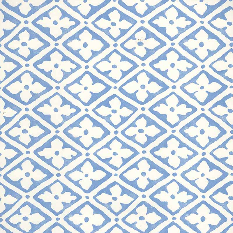 Quadrille Puccini French Blue Wallpaper 40 Off Samples