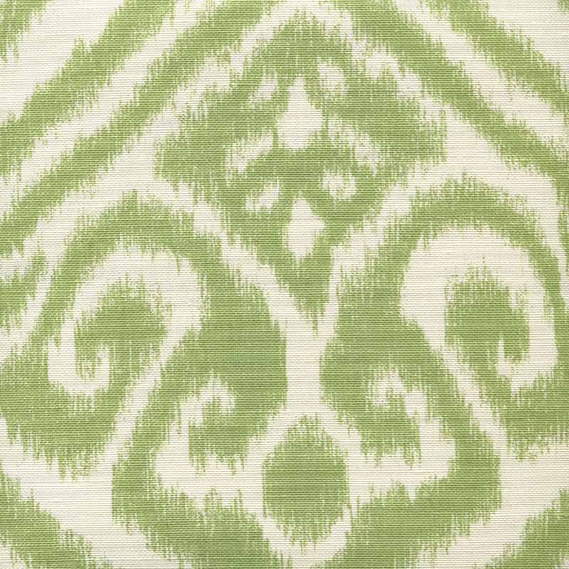Quadrille Ishim Ikat Jungle Green Fabric 40 Off Samples