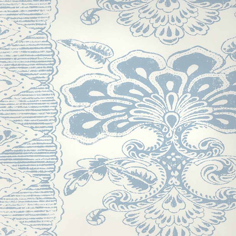 York Chantilly Lace white silver Wallpaper 40% Off