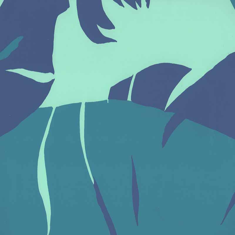 China Seas Amazon Turquoise Navy Teal Wallpaper 40 Off Samples