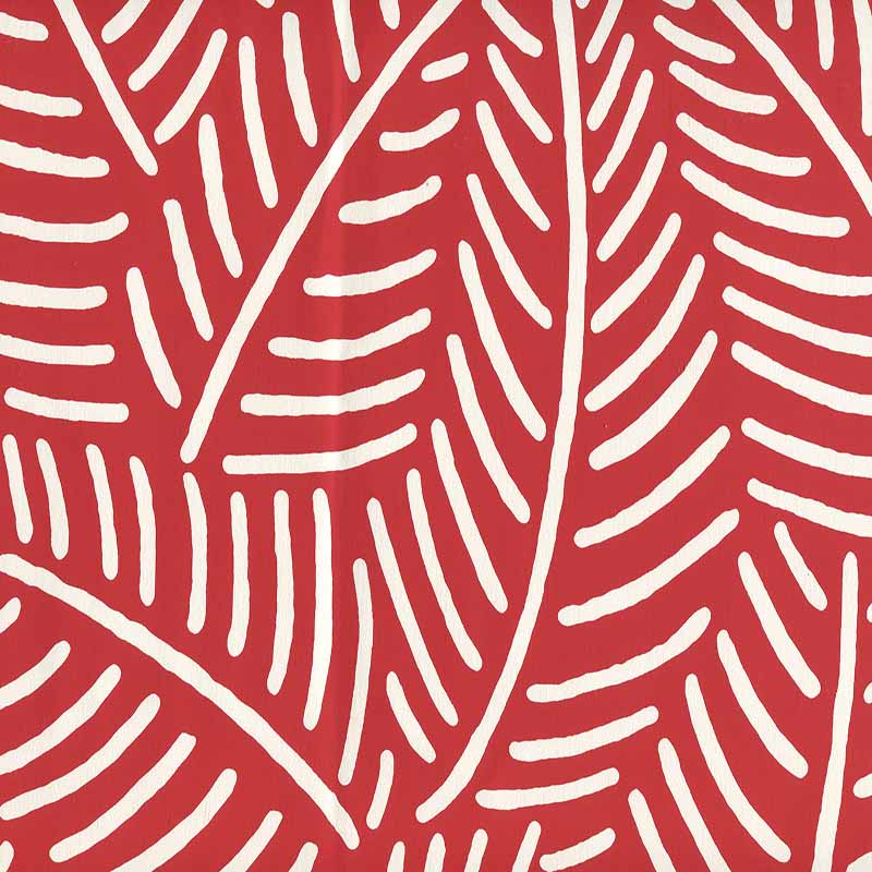 Cloth and Paper Sauvage Reverse Red Wallpaper 40% Off | Samples
