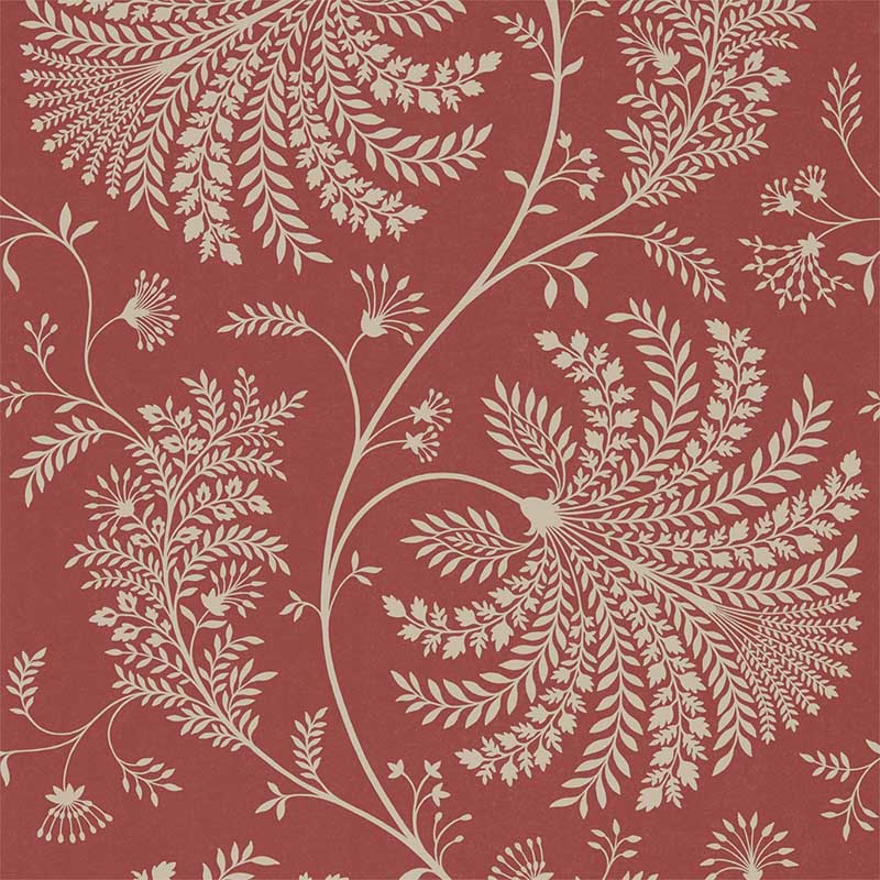 Sanderson Mapperton Russet Cream Wallpaper 40 Off Samples