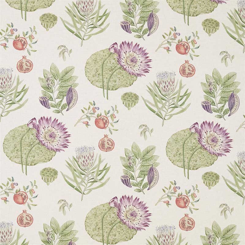 Sanderson Lily Bank Fig Forest Fabric 40 Off Samples