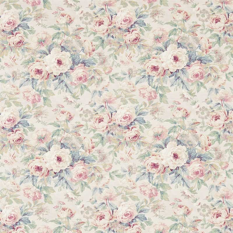 Sanderson Amelia Rose Wedgwood Rose Fabric 40% Off | Samples