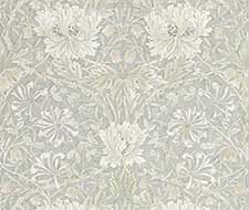 Morris and Co Pure Honeysuckle & Tulip Linen Wallpaper 40% Off | Samples