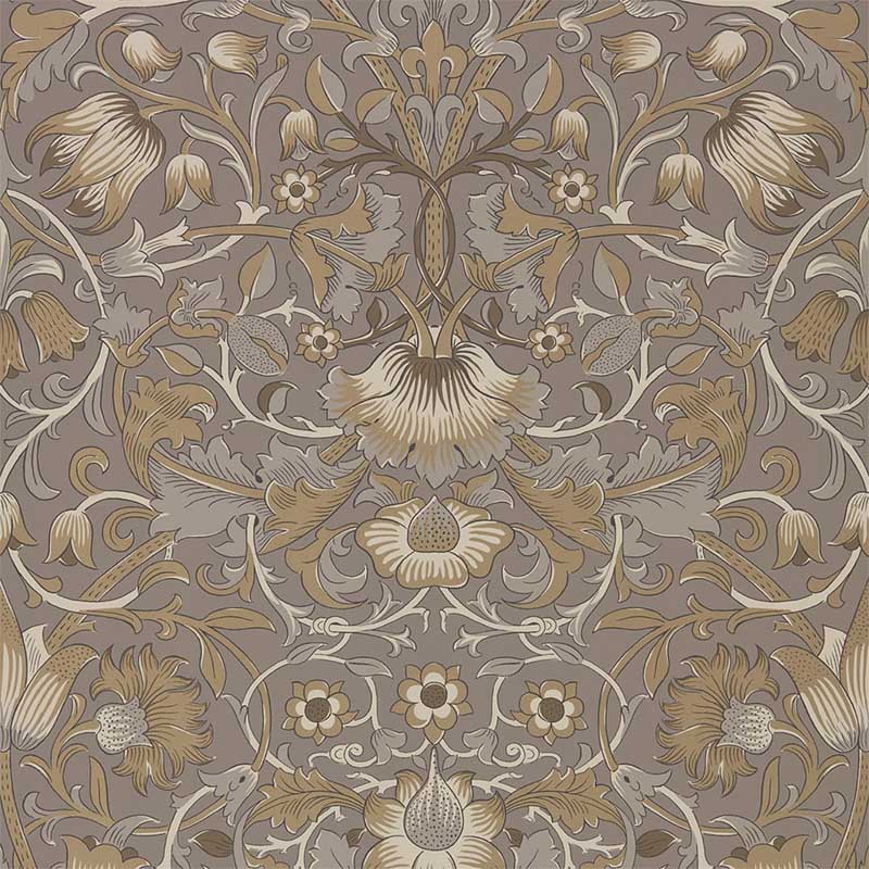 Morris and Co Pure Lodden Taupe Gold Wallpaper 40% Off | Samples