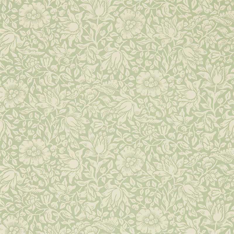 Morris and Co Mallow Apple Green Wallpaper 40% Off | Samples
