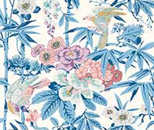 BAMBOO & BIRD - China Blue /Lotus Pink