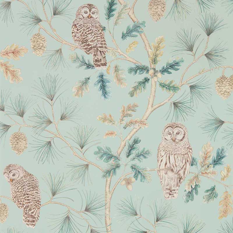 Sanderson Owlswick Whitstable Blue Wallpaper 40% Off | Samples