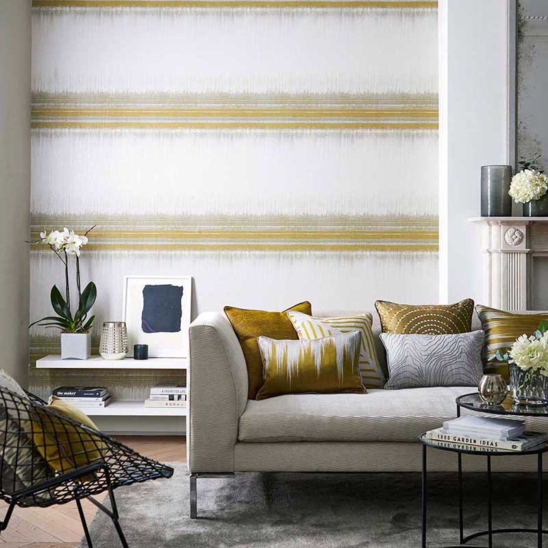 Harlequin Distinct Ochre Wallpaper 40 Off Samples