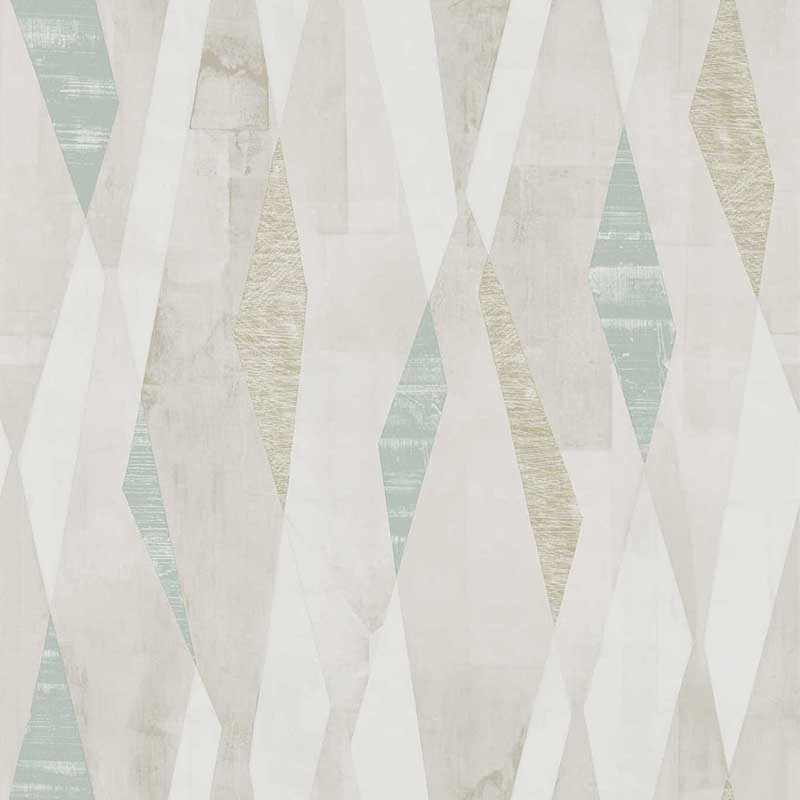 Harlequin Vertices Teal Stone Wallpaper 40 Off Samples