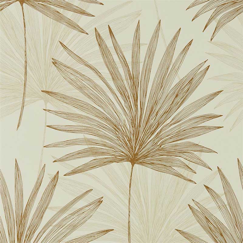 Harlequin Mitende Oyster Gold Wallpaper 40 Off Samples