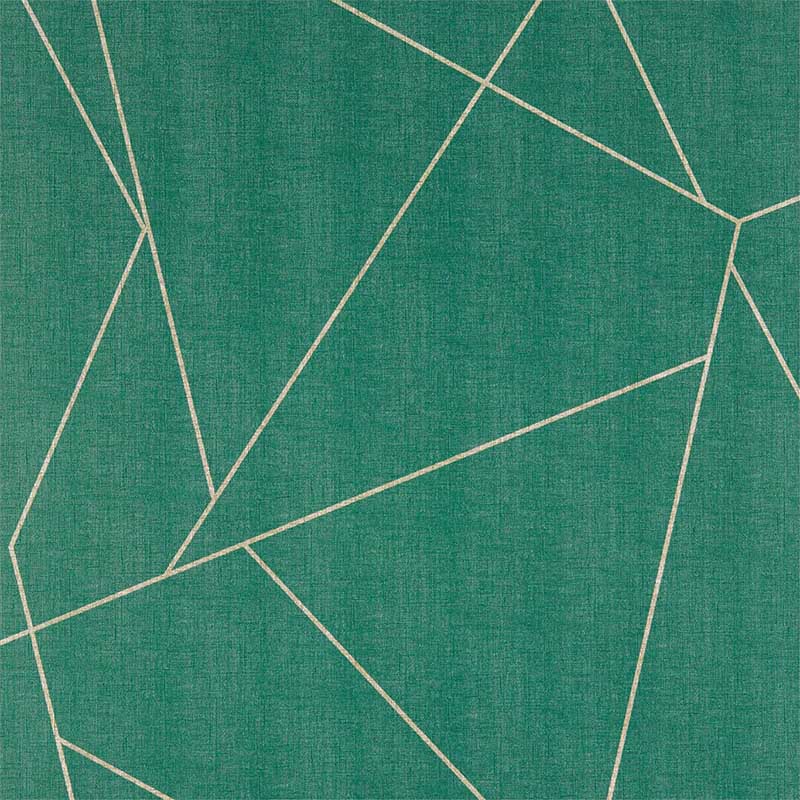 Harlequin Parapet Emerald Wallpaper 40% Off | Samples