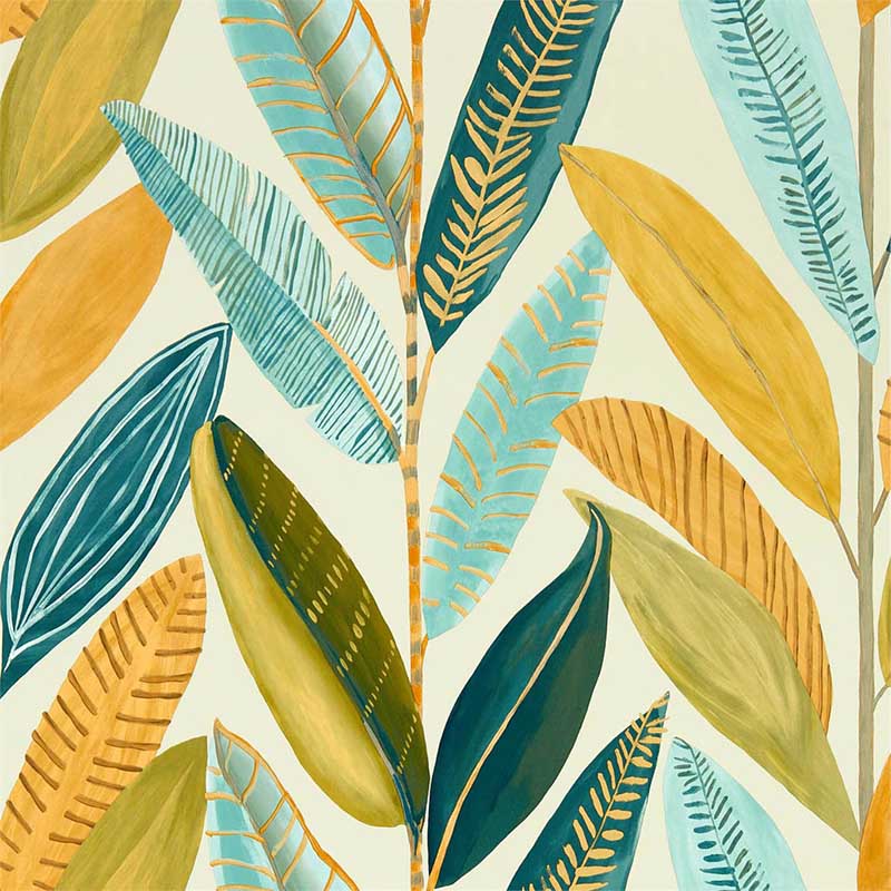 Scion Hikkaduwa Tangerine Wallpaper 40 Off Samples