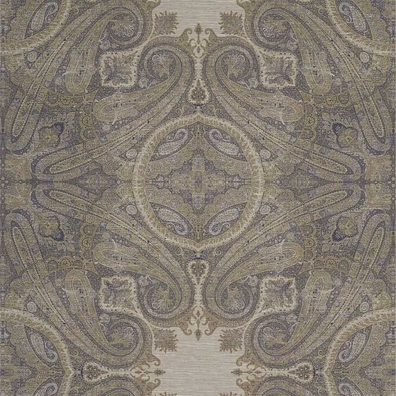 Zoffany Elswick Paisley Blue Umber Wallpaper 40 Off Samples