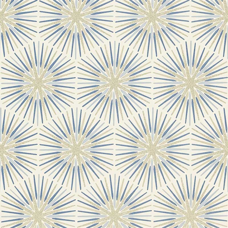 Zoffany Spark Sapphire Wallpaper 40 Off Samples