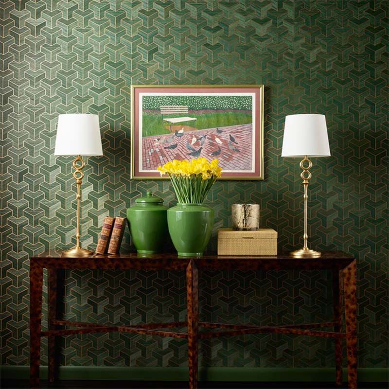 Scalamandre Forte Wood Antique Wallpaper 40% Off | Samples