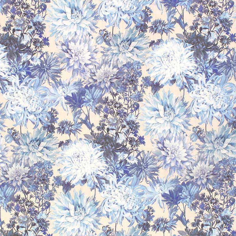 Grey Watkins Grey'S Flower Garden Blues Fabric 40 Off Samples