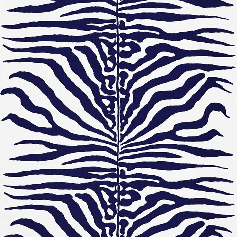 Scalamandre Zebra Navy Fabric 40 Off Samples