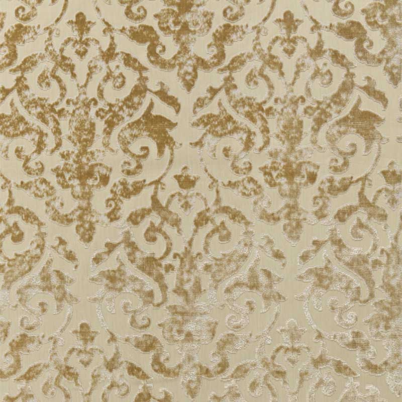 Scalamandre Venezia Silk Velvet Champagne Fabric 40% Off | Samples