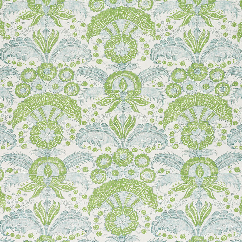 Schumacher Calicut Leaf Fabric 40% Off | Samples