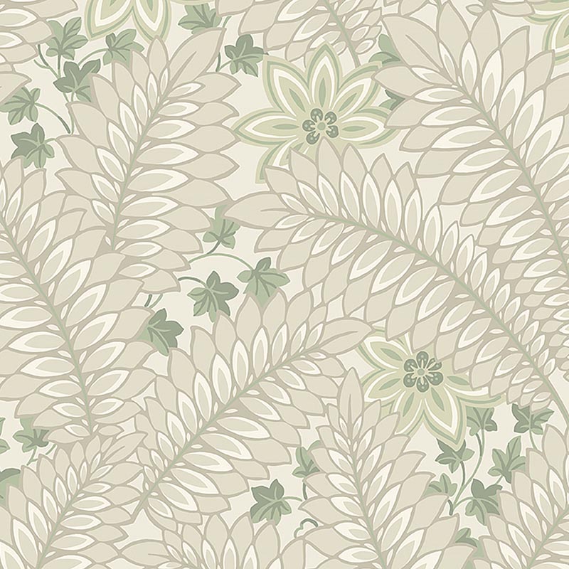 Schumacher Hidden Ivy Parchment Wallpaper 40 Off Samples