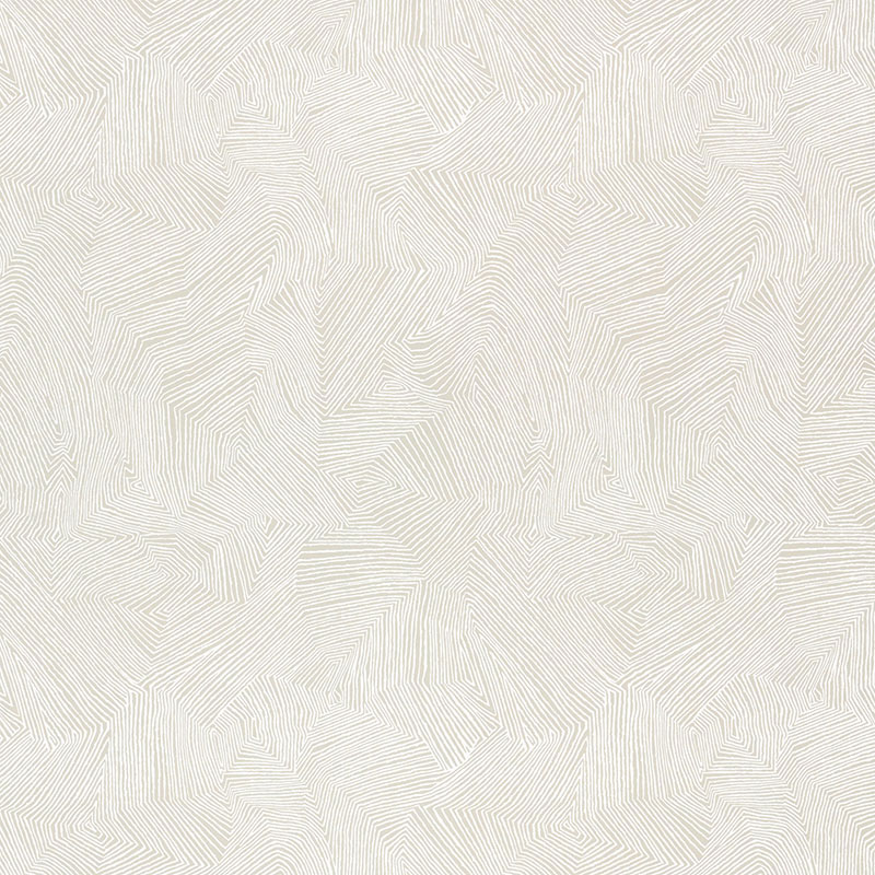 Schumacher Labyrinth Alabaster Wallpaper 40% Off | Samples