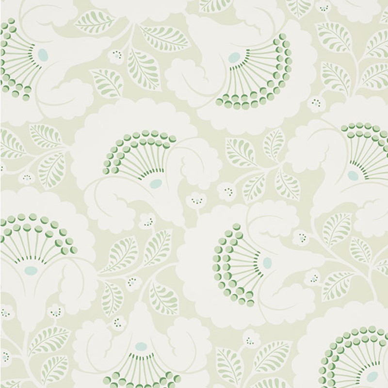 Schumacher Jackie Leaf Wallpaper 40 Off Samples