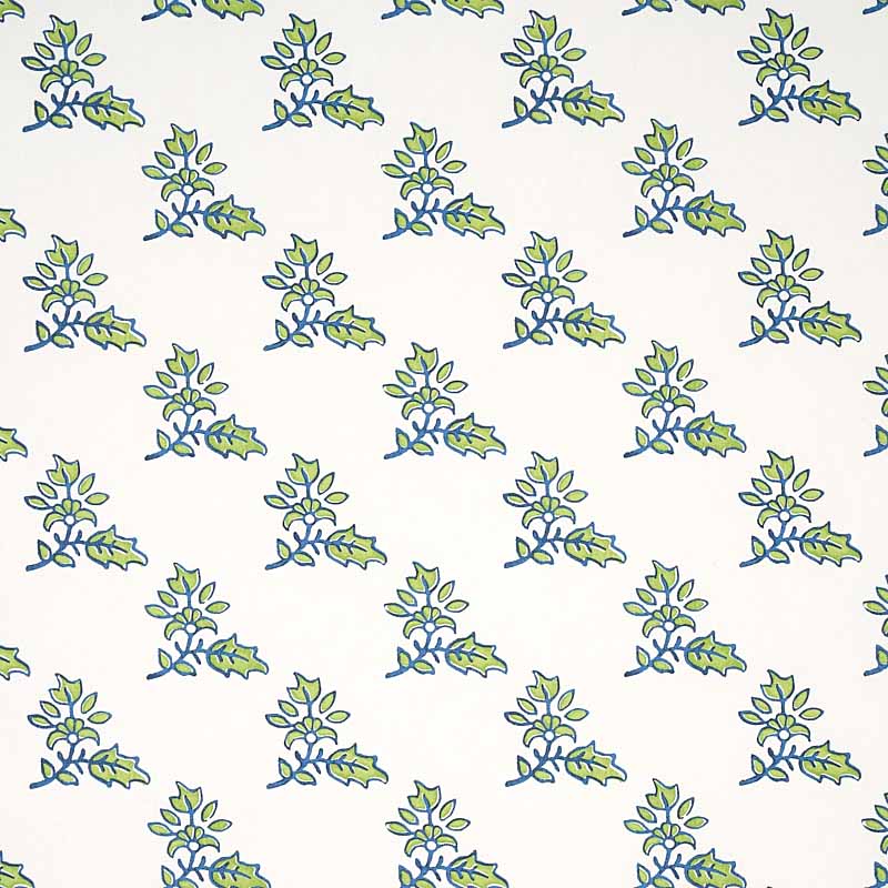 Schumacher Torbay Green Wallpaper 40% Off | Samples