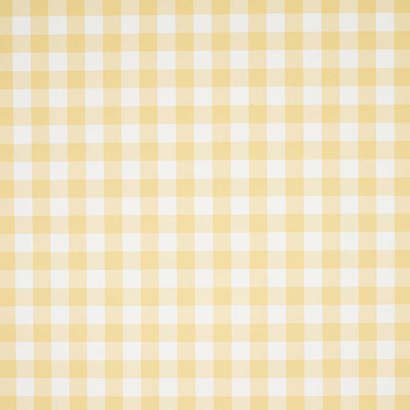 Schumacher Willa Check Yellow Wallpaper 40% Off | Samples