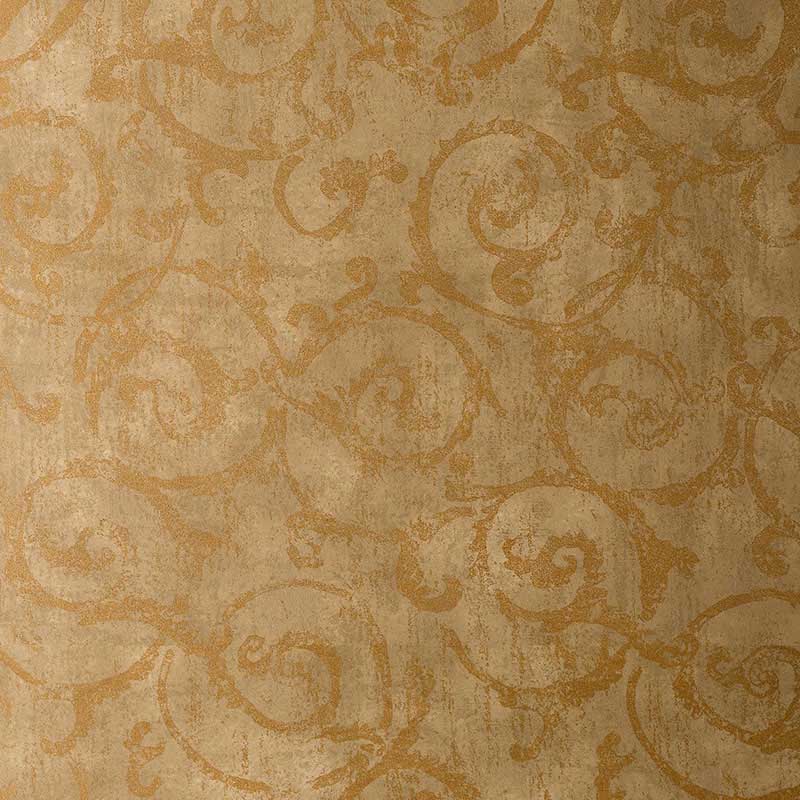 Schumacher Bernini Scroll Brushwood Wallpaper 40 Off Samples