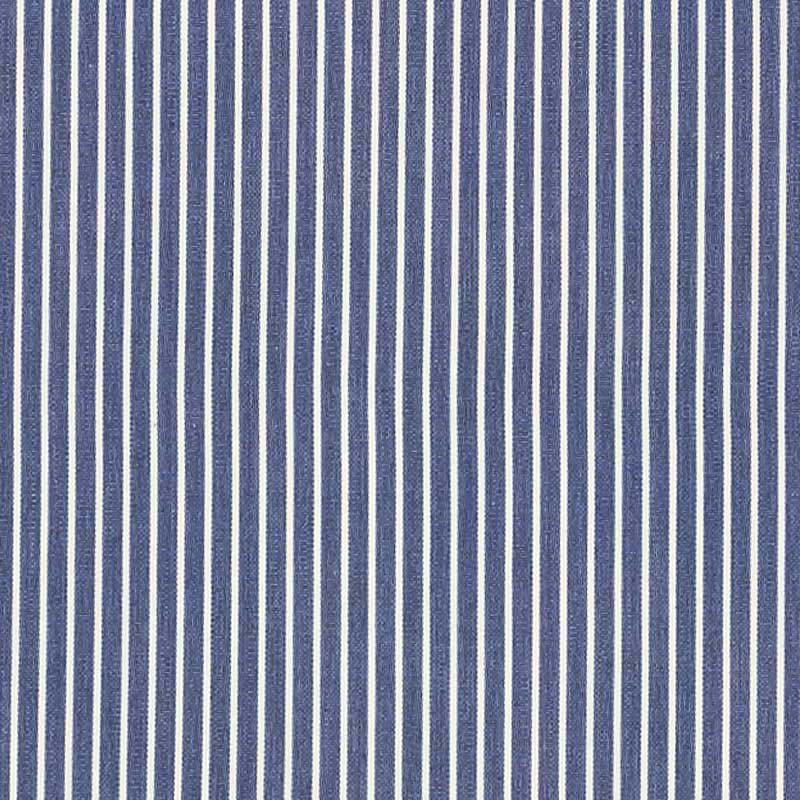 Schumacher Edie Stripe Navy Fabric 40% Off | Samples