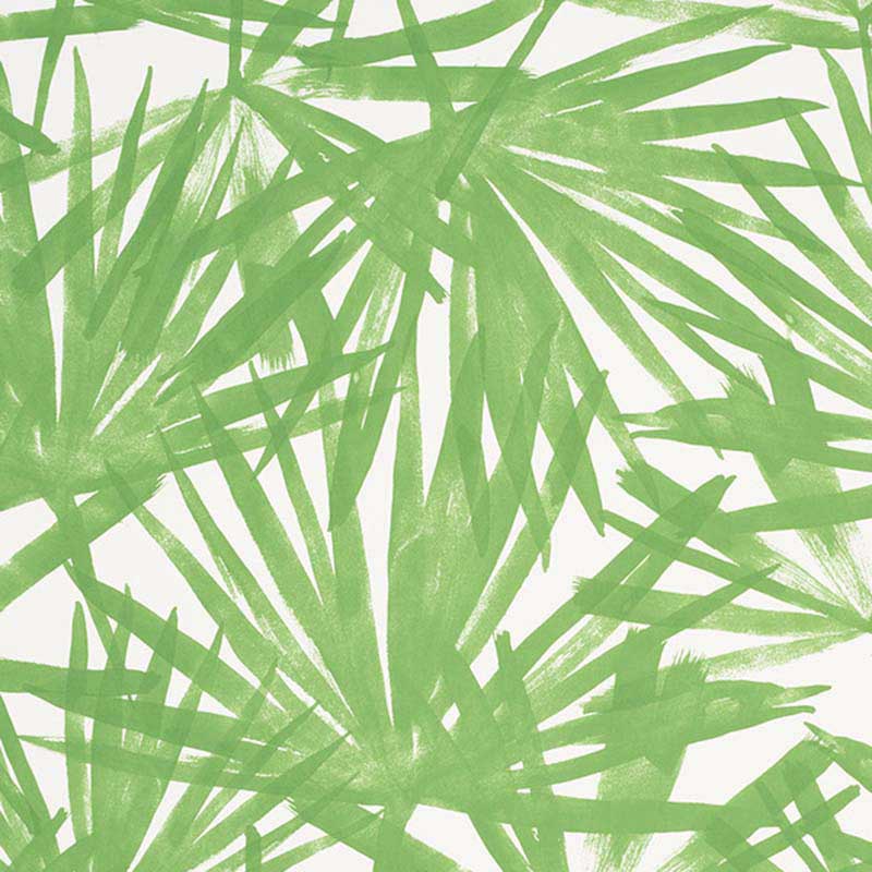 Schumacher Sunlit Palm Green Wallpaper (Samples)