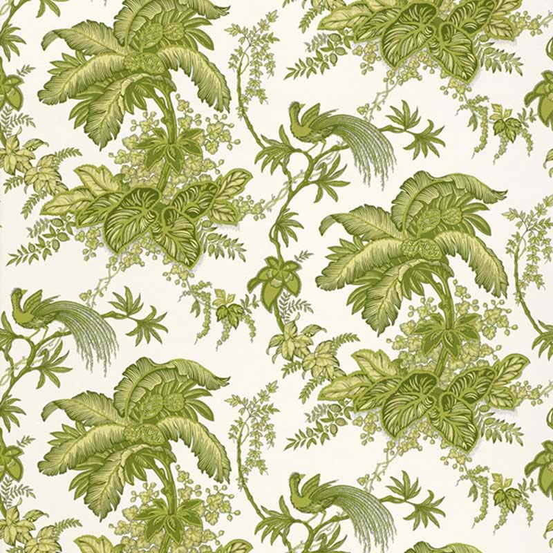 Schumacher Coconut Grove Leaf Wallpaper 40 Off Samples