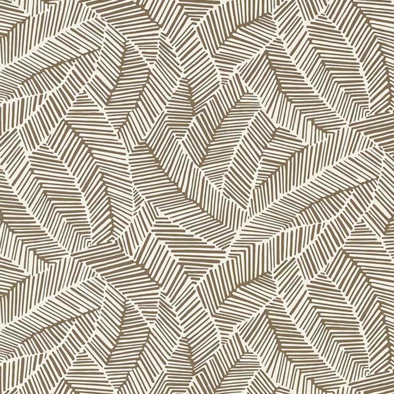 Schumacher Abstract Leaf Mocha Wallpaper 40 Off Samples