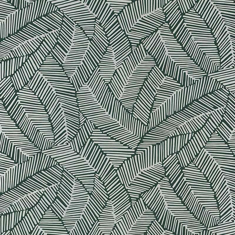 Schumacher Abstract Leaf Metallic Slate Wallpaper 40 Off Samples
