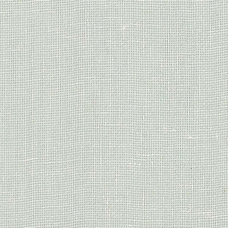 Schumacher Linen Gesso Aqua Wallpaper 40% Off | Samples