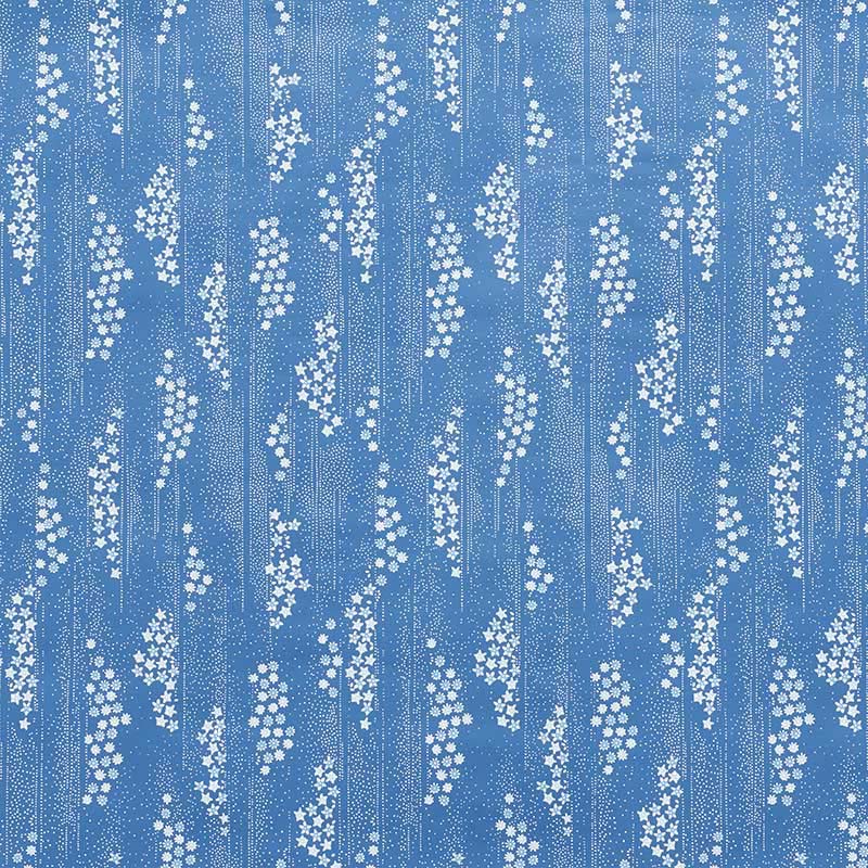 Schumacher Taki Floral Indigo Wallpaper 40% Off | Samples