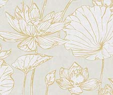 Lotus Floral AI42305 Seabrook Wallpaper