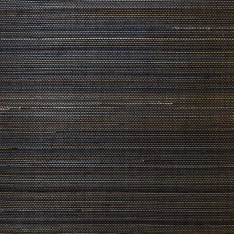 Seabrook Abaca Grasscloth Black Wallpaper 40 Off  Samples