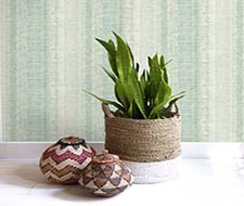 Seabrook Tikki Natural Ombre Green Wallpaper 40% Off | Samples