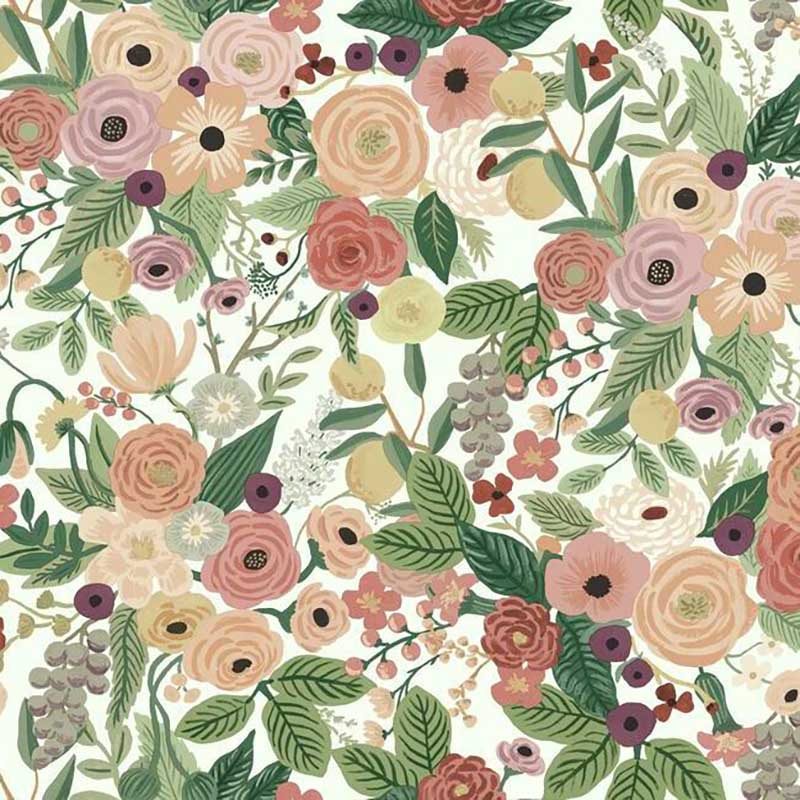 Rifle Paper Co. Garden Party Burgundy Wallpaper 40% Off | Samples