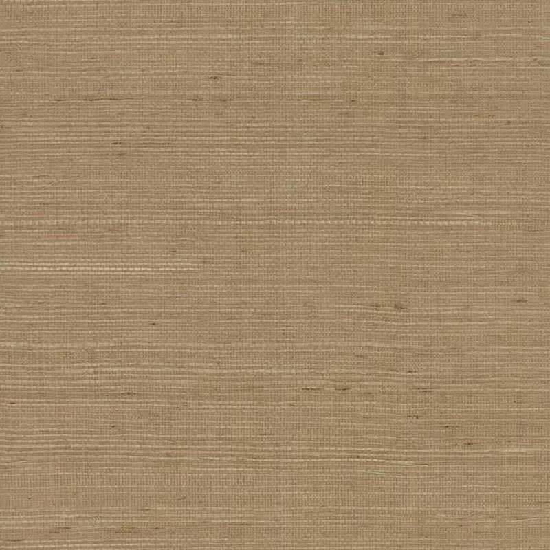 Magnolia Home Plain Grass Brown Wallpaper 40% Off | Samples